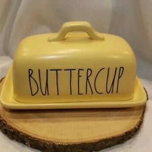 Rae Dunn Buttercup butter dish